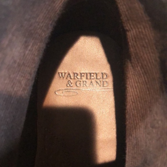 NWOT Warfield and Grand Simms ll black leather lace up boot 9 - Picture 6 of 7